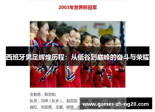 西班牙男足辉煌历程：从低谷到巅峰的奋斗与荣耀